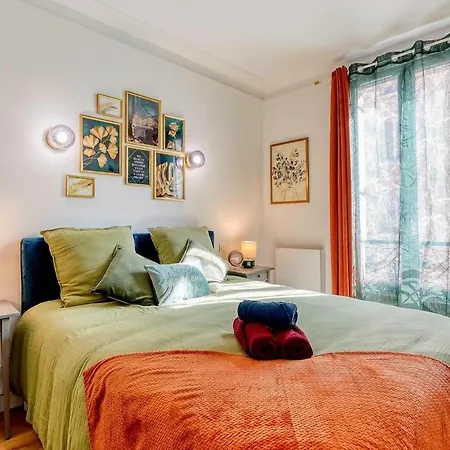 Paris Elegance Private Parking Et Metro 2 Minutes 公寓